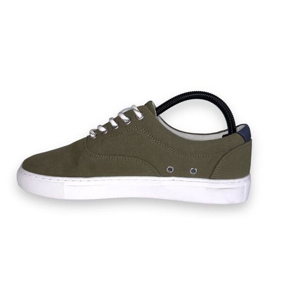 J. Crew Explorer Canvas Casual Sneakers Olive Green AW265 Men's 7 Women's 9 - Picture 6 of 12